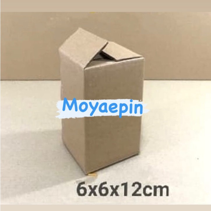 

kardus/karton/box uk. 6x6x12cm untuk packing, singlewall polos