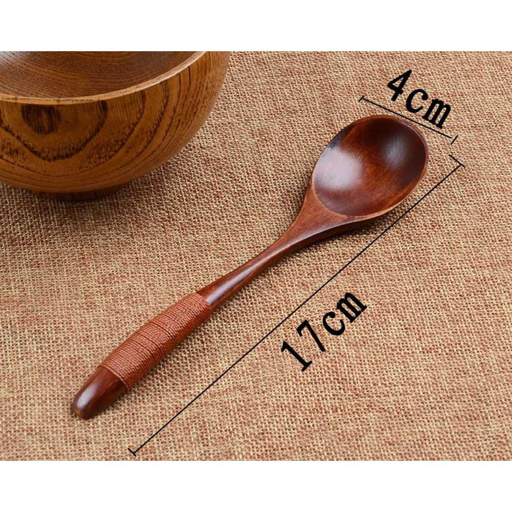 Hot Promo ! Novelty Sendok Makan Centong Sayur Bahan Kayu Wooden Spoon - RR-20