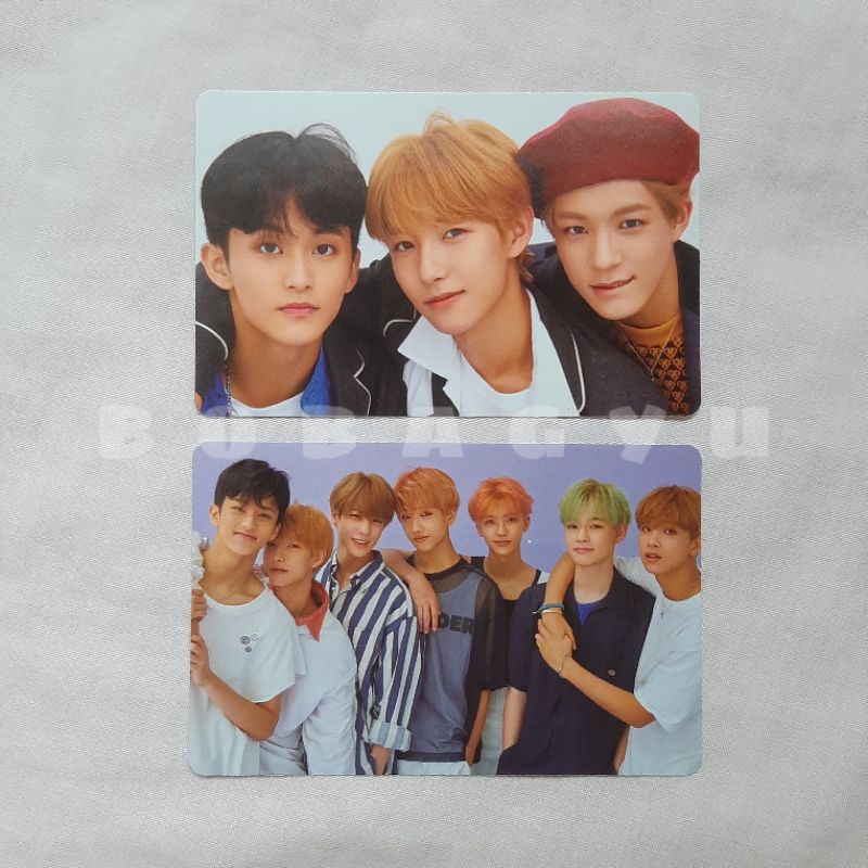 STICKER PC WGU WE GO UP GROUP + UNIT MARKNOREN MARK JENO RENJUN PHOTOCARD