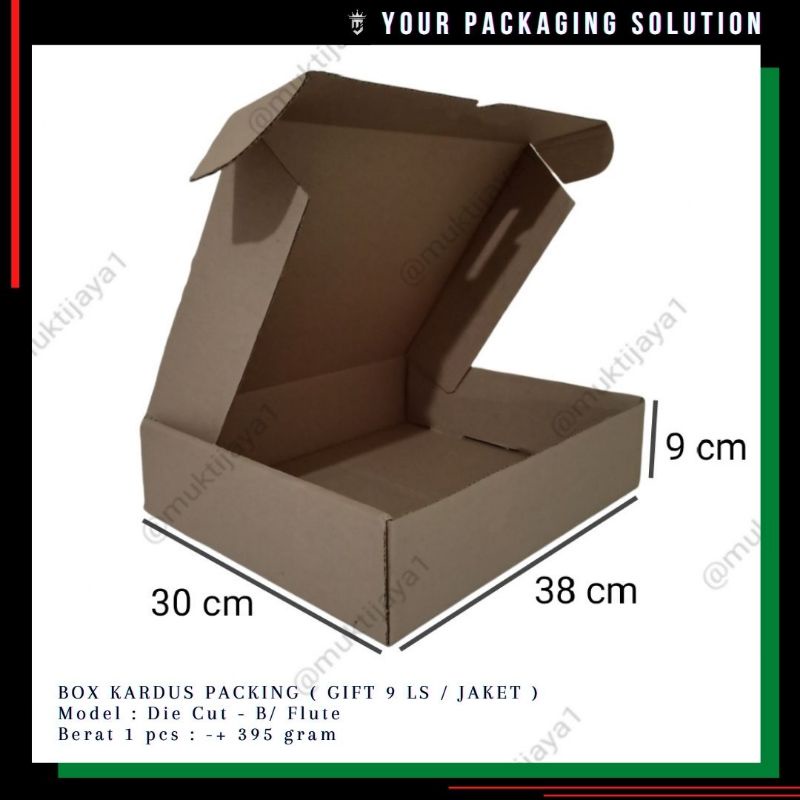 

BOX GIFT 9 (JAKET) • 38x30x9cm LS • Kotak/ Kardus/ Karton