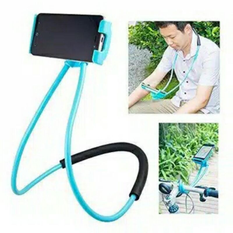 Lazy pod leher pinggang Holder HP lazy Hanging Neck Cell Stand.
