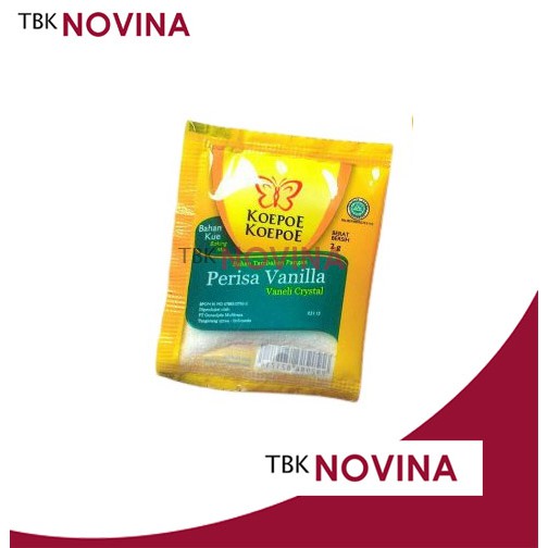 [1 SACHET] PERISA VANILA BUBUK Sachet Koepoe Koepoe / Vanilla Bubuk Vanili KupuKupu / Kupu