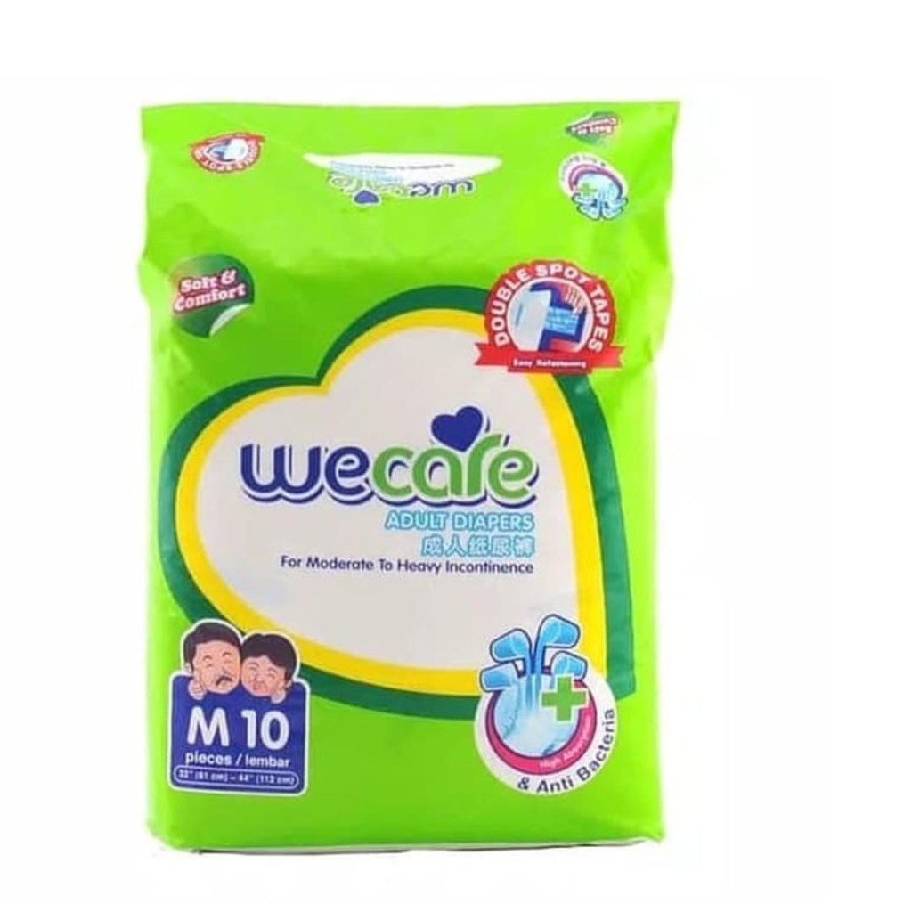 We Care Adult Diaper Popok Dewasa Ukuran M10 /L8 /XL8