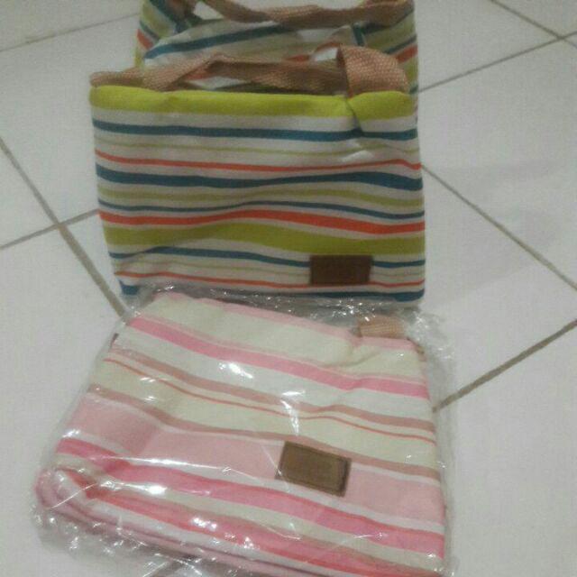 Lunch Bag / Cooler Bag Motif Salur / Tas Bekal Makan