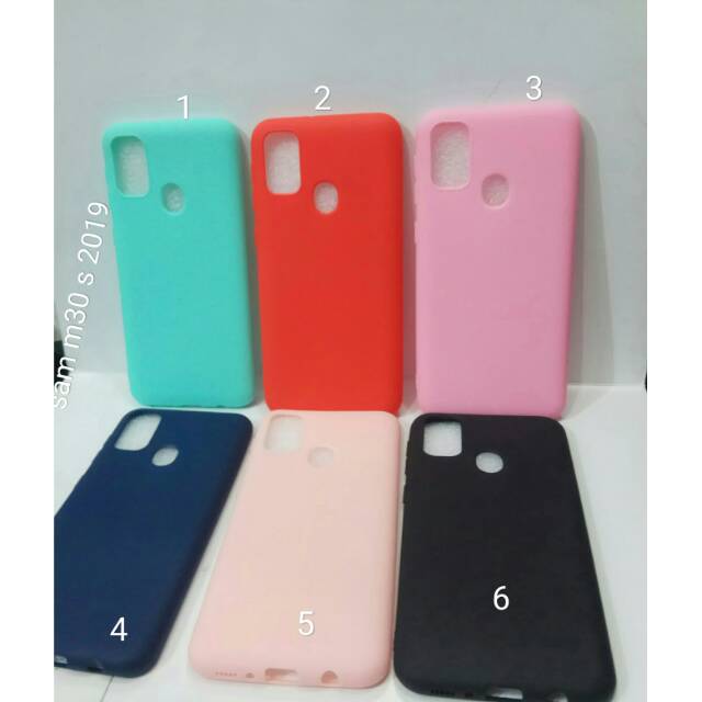 Baby skin ultrathin casing softcase candy macaron samsung M30S 2019