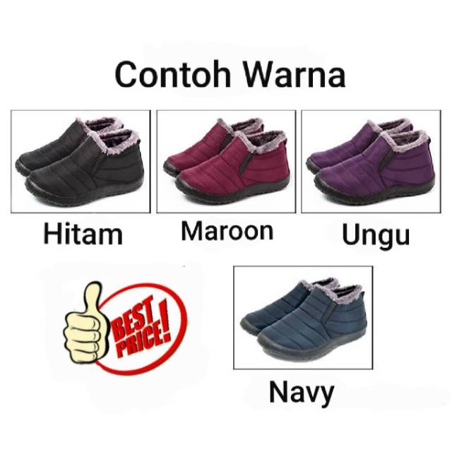 Sepatu Musim Dingin Hangat / Winter Thermal Boots / Salju 01