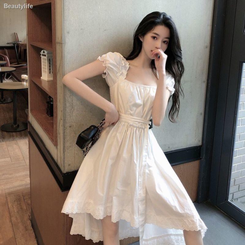 Dress Mini A Line Vintage Gaya Perancis Lengan Pendek Dress Mini A Line Vintage Gaya Perancis Lengan Pendek