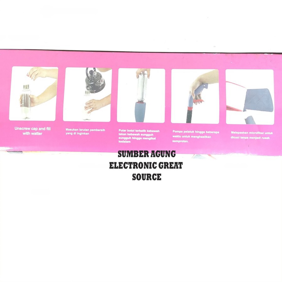 Spray Mop Tongkat Pel Otomatis Sempot VTR625 Vitara