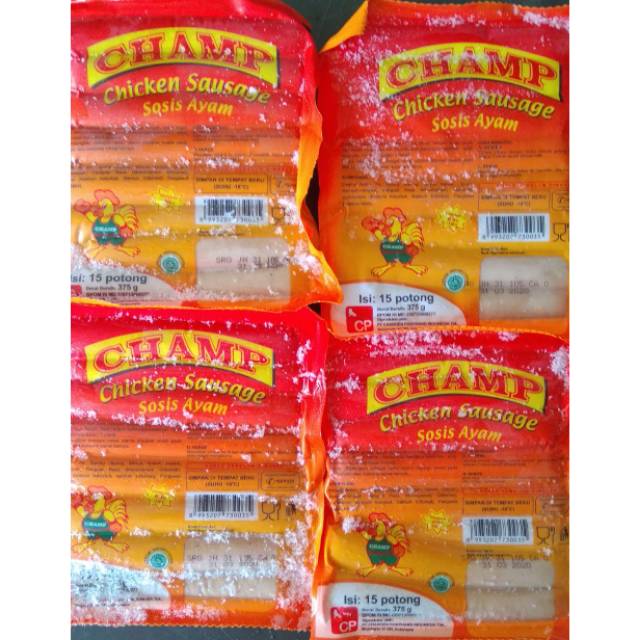 

Champ sosis ayam 375 gr isi 15 pc