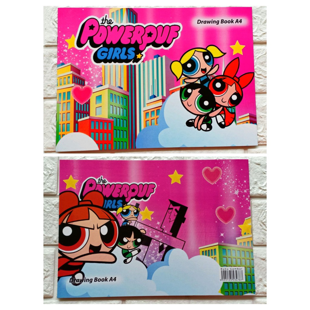 Buku gambar a4 karakter lol barbie tayo ben-10 dragon ball paw patrol karakter disney-4