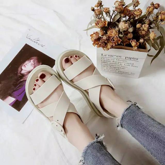 Sandal impor batam - slip sandal wanita