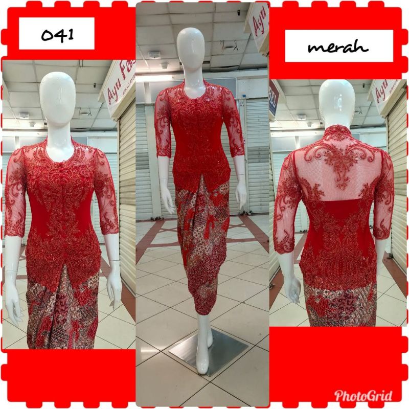 Atasan kebaya payet lengan 7/8 //fashion muslim/kebaya payet terbaru