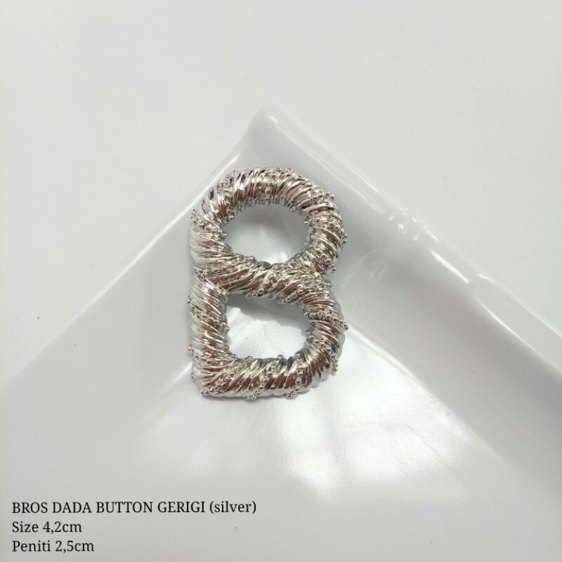 BROS BUTTONSCARVES KW (PART 1) BROS B-gerigi silver