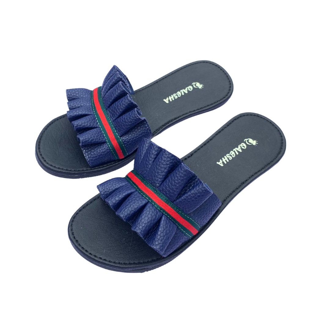 Insyira - Sandal Wanita Alena / Sandal Papirut Wanita Non Slip Alas Hitam / Sandal Wanita Slop Rempel