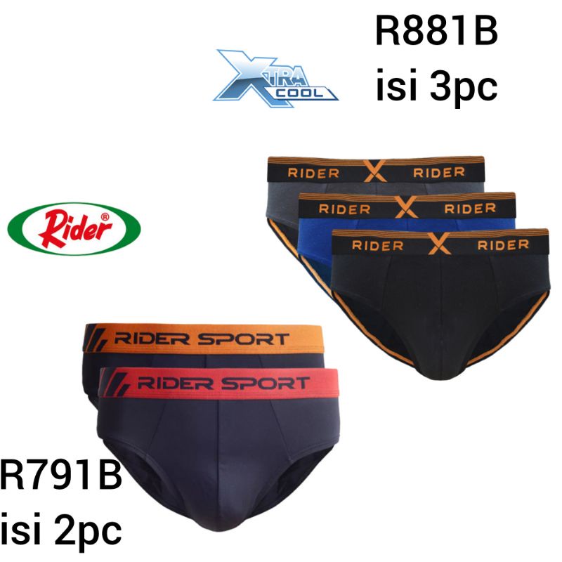 Celana Dalam Rider Xtra Cool R791B isi 2pc