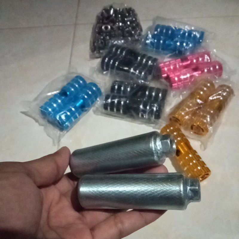 Jalu sepeda footstep sepeda pijakan kaki as roda aloy (2pcs)