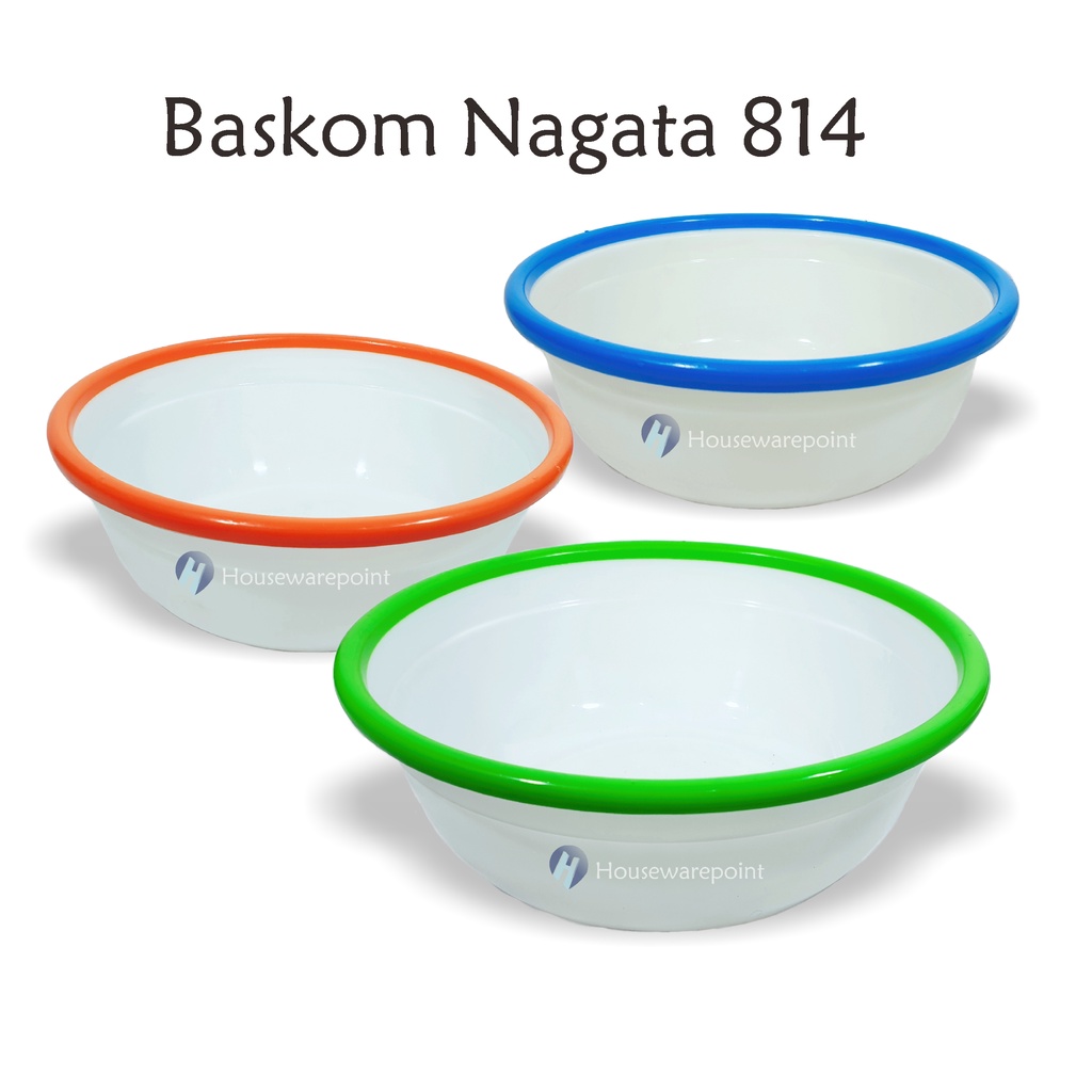 1 pcs Baskom Nagata 814/ waskom adonan / waskom masak / baskom food grade / baskom kue roti / waskom