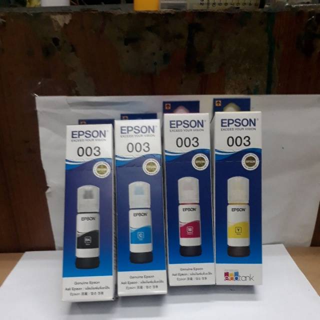 Tinta Epson 003 Atau Tinta Epson L1110 L3100 L3101 L5190 Original