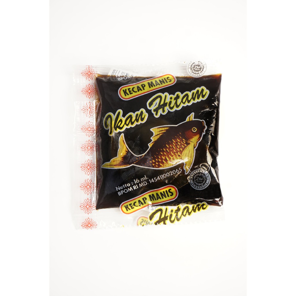 Kecap Manis Sari Kedelai Hitam Cap Ikan Hitam Kemasan Sachet 16 Ml Shopee Indonesia