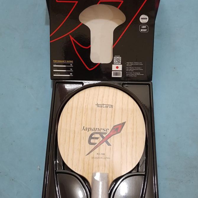 Kayu Bet Pimpong Katana Japanese Ex Pro Performance Original Carbon