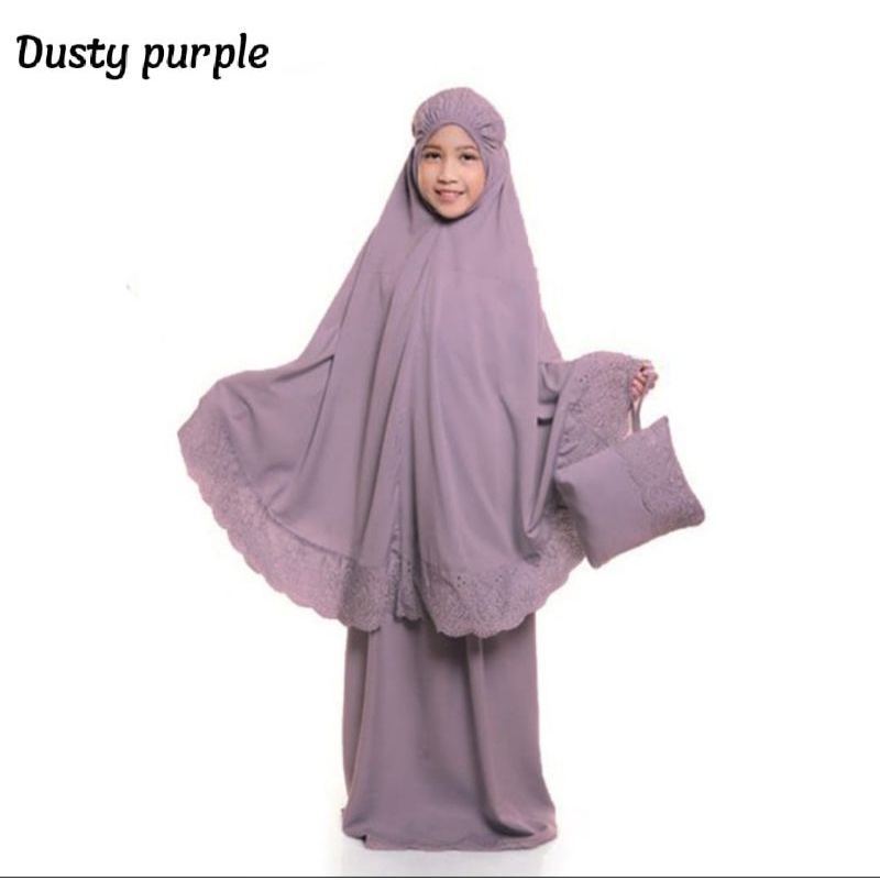 PROMOO-MUKENA ANAK TANGGUNG SITI KHADIJAH PASTELENA-MUKENA ANAK KATUN MICRO 6-12 TAHUN-MUKENA ANAK T