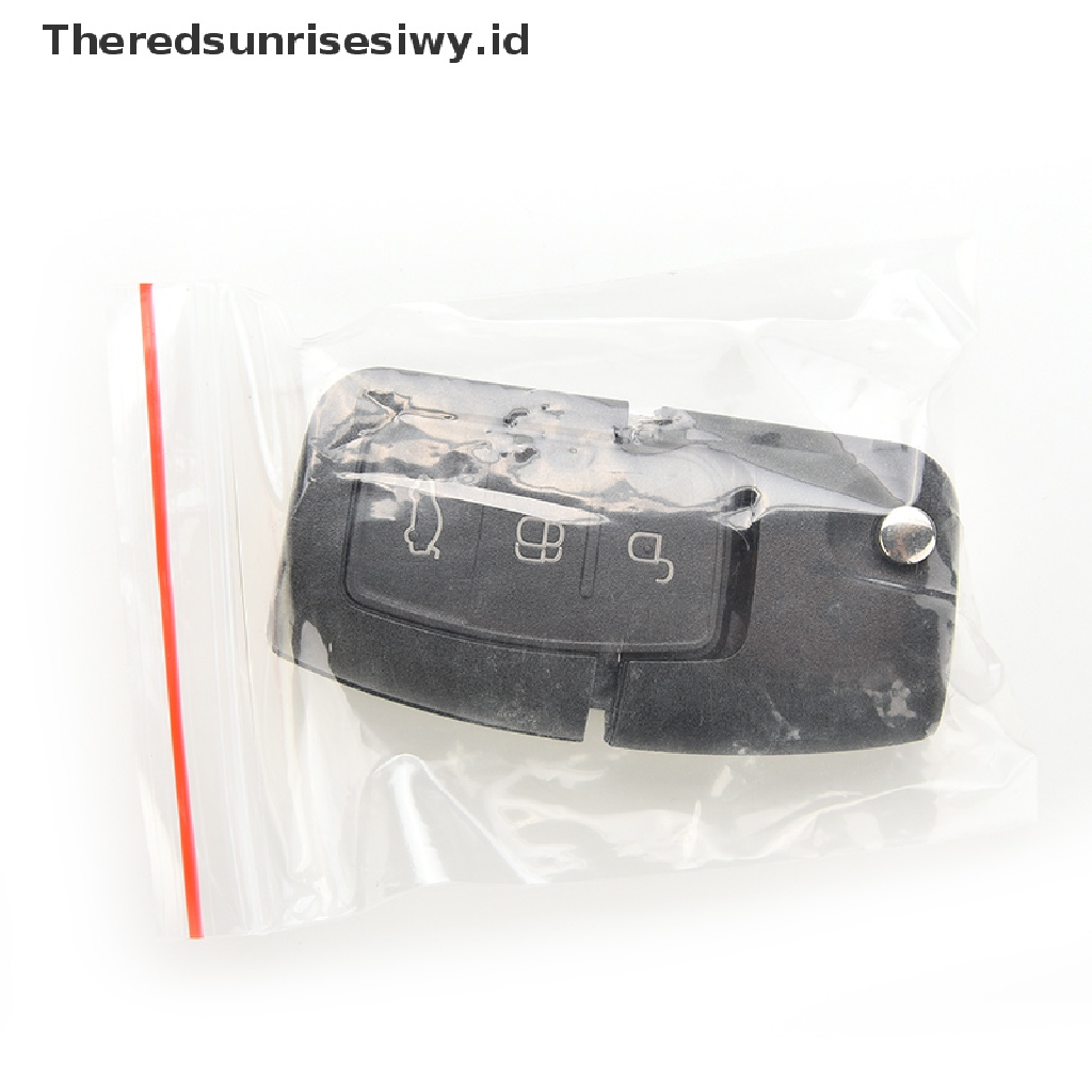 # Alat Rumah Tangga # Rumah / Casing Kunci Remote 3 Tombol Plastik Warna Hitam Untuk FORD Focus Fiesta