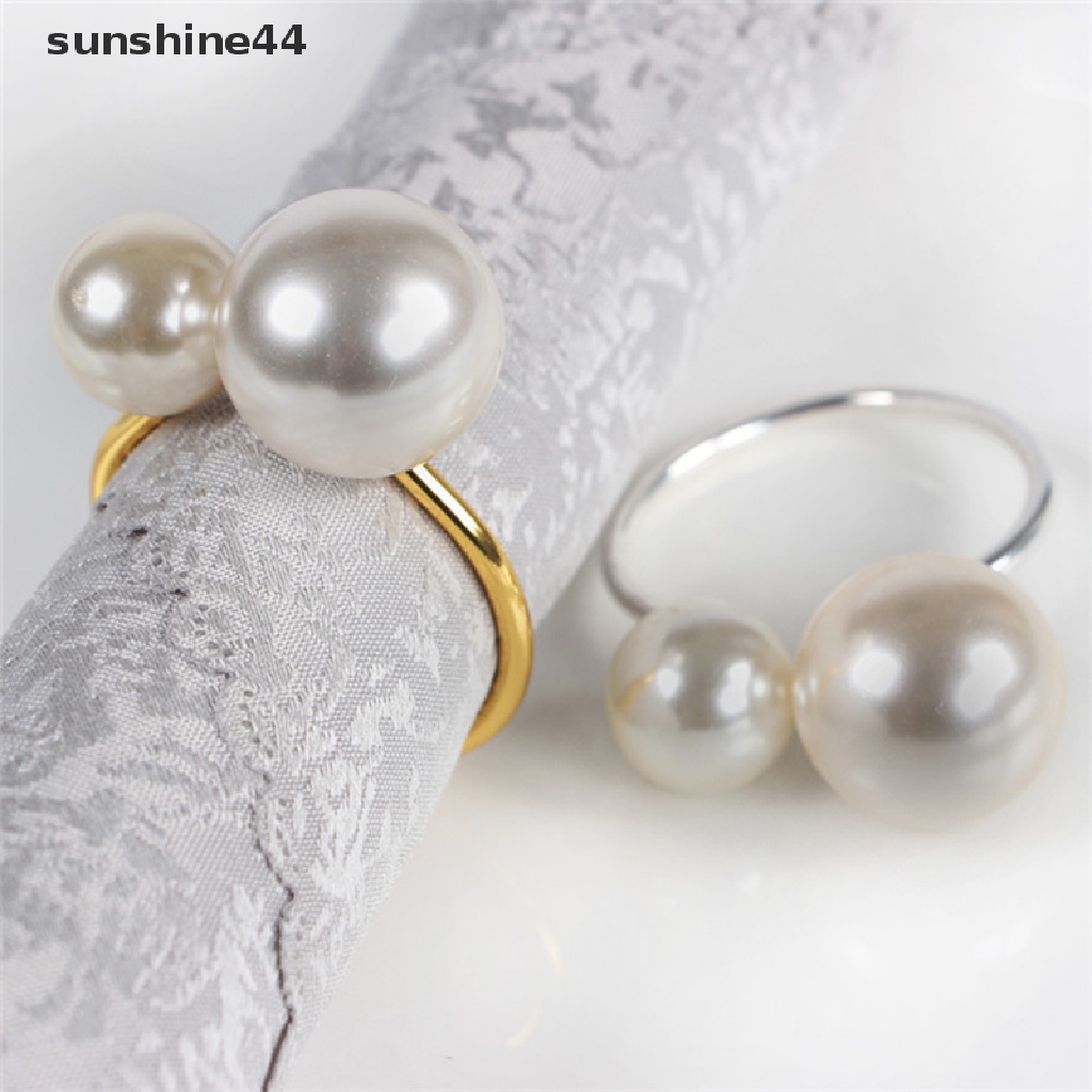 Sunshine 1PC Cincin Serbet Bentuk U Gaya Barat