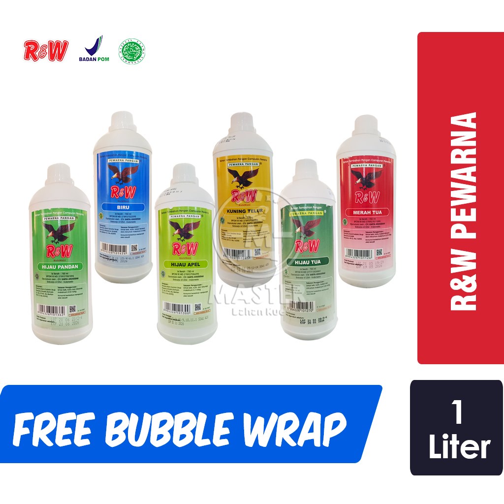 

Pewarna Makanan Rajawali / Sumbo Rajawali [ 1 Liter ]