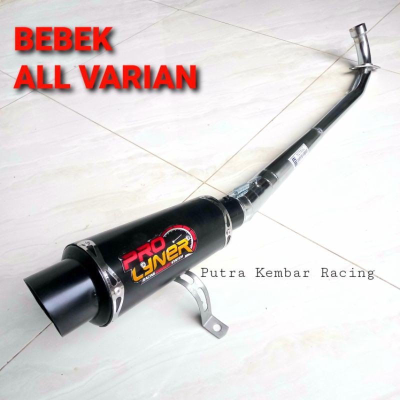 Knalpot Pro Liner Black All Motor Bebek
