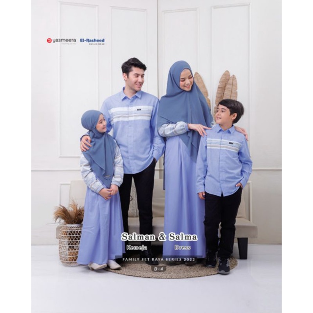 Gamis Salma Ori by Yasmeera// Famset Salma Salman// Baju lebaran 2022