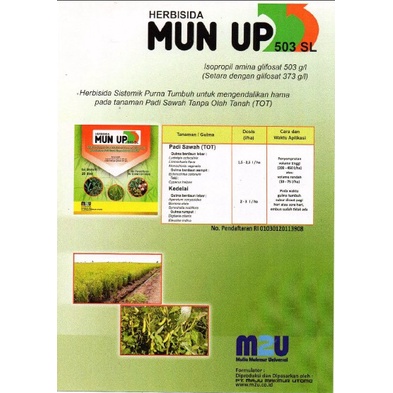 Pembasmi Gulma Rumput Herbisida Mun Up 503SL 1 liter