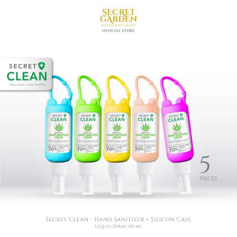 ✿ELYSABETHME✿ ⓗⓔⓡⓑⓞⓡⓘⓢⓣ Herborist Secret Hand sanitizer SERIES gantung anti septik