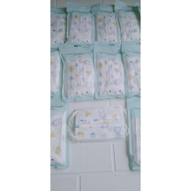 Masker anak YnB care earloop karakter isi 10pcs