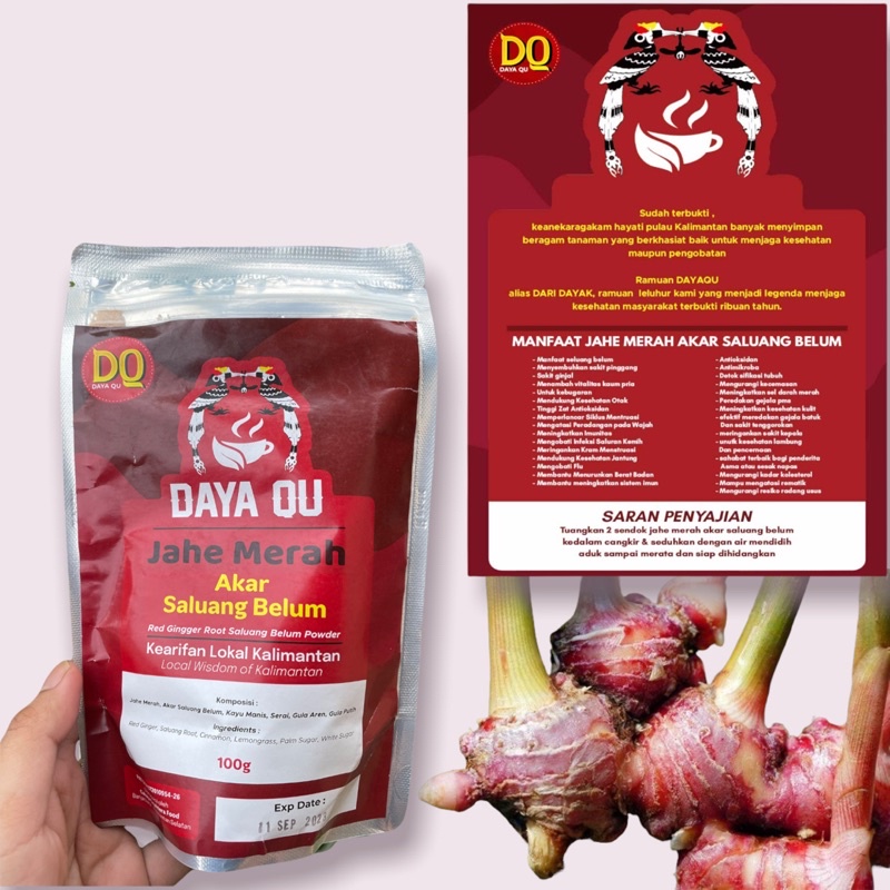 

Jahe Merah Akar Selum Belum 100gr