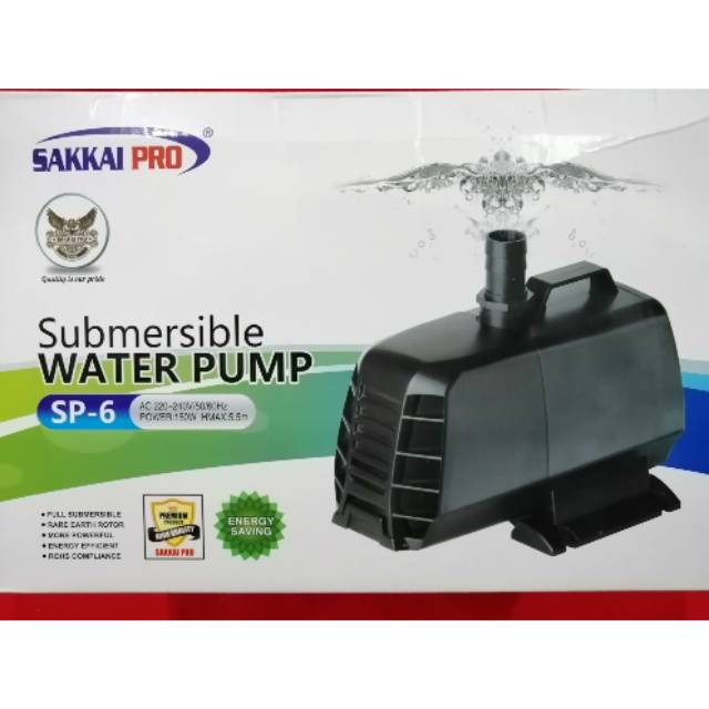 Pompa kolam air mancur energy saving SAKKAI PRO SP 6