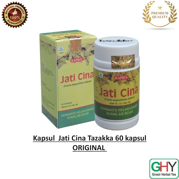 Kapsul Ekstrak Daun Jati Cina Tazakka - Obat Herbal Diet
