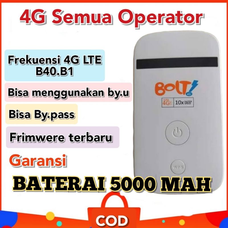 Modem BOLT Mf90 unlock 4G all operator BellineB10 Biru