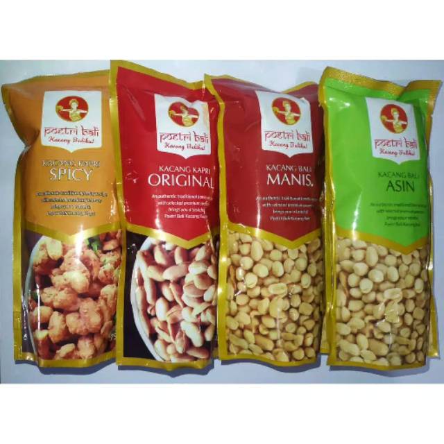 

Poetri Bali kacang baliku 75 gram all varian