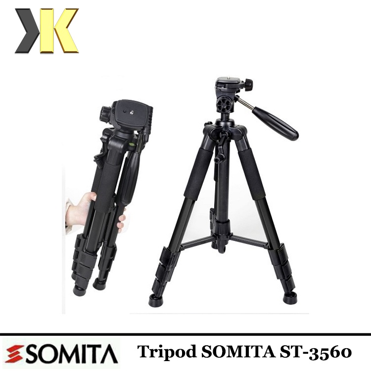 Tripod SOMITA ST-3560 / ST3560 Lightweight Camera & Video Tripod Original