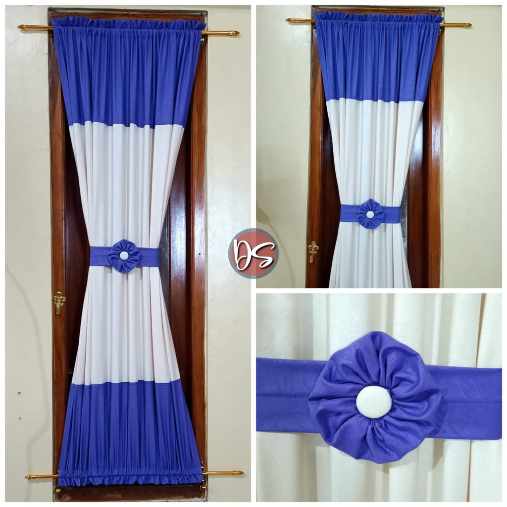 Gorden kupu - kupu jendela homemade ukuran 100 x 150