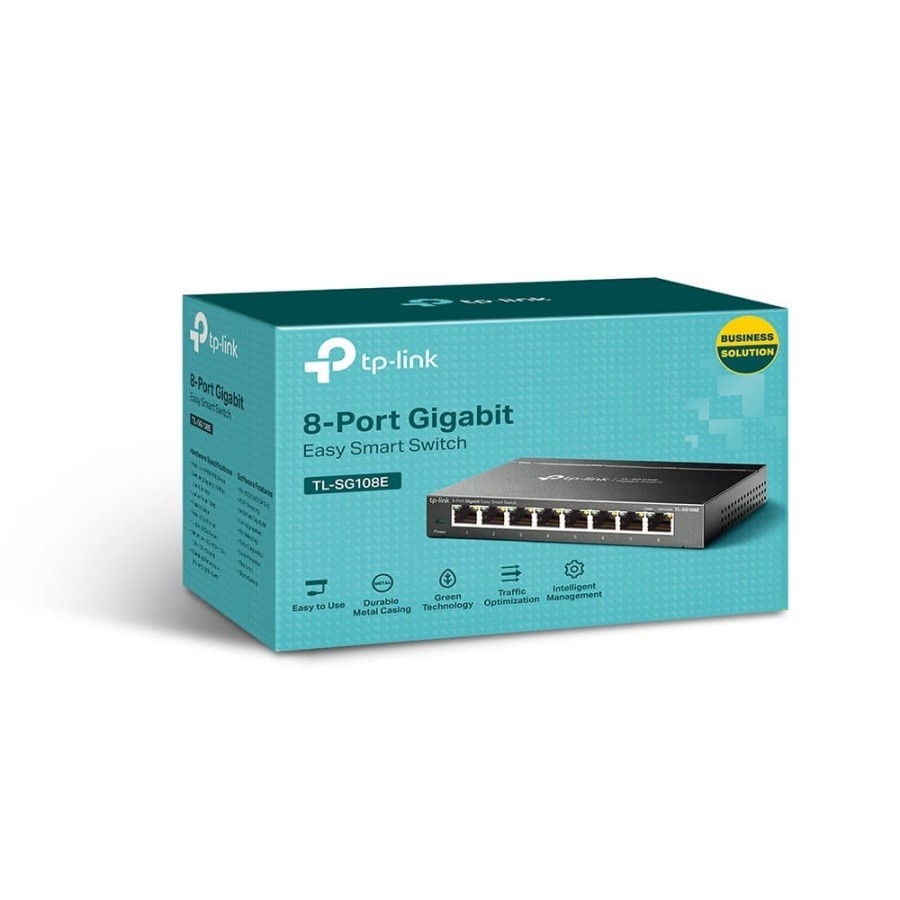 Switch TP-Link TL-SG108E 8 Port Gigabit Easy Smart, SG108E