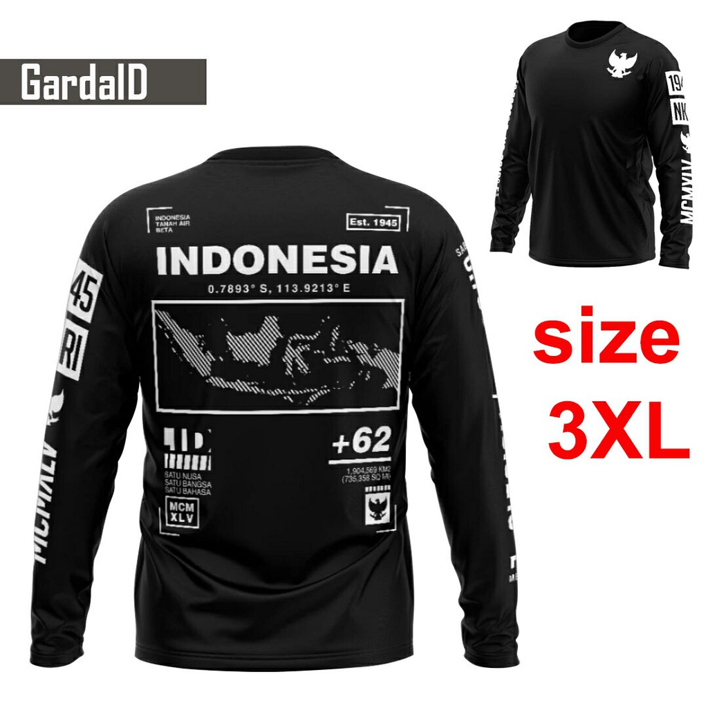 Bj GardaID (UKURAN L,XL,2XL,3XL) -ZP/ baju garda id