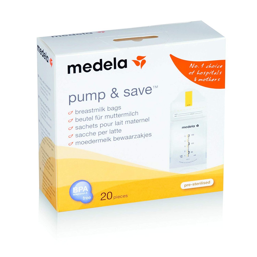 MEDELA PUMP AND SAVE / KANTONG ASI