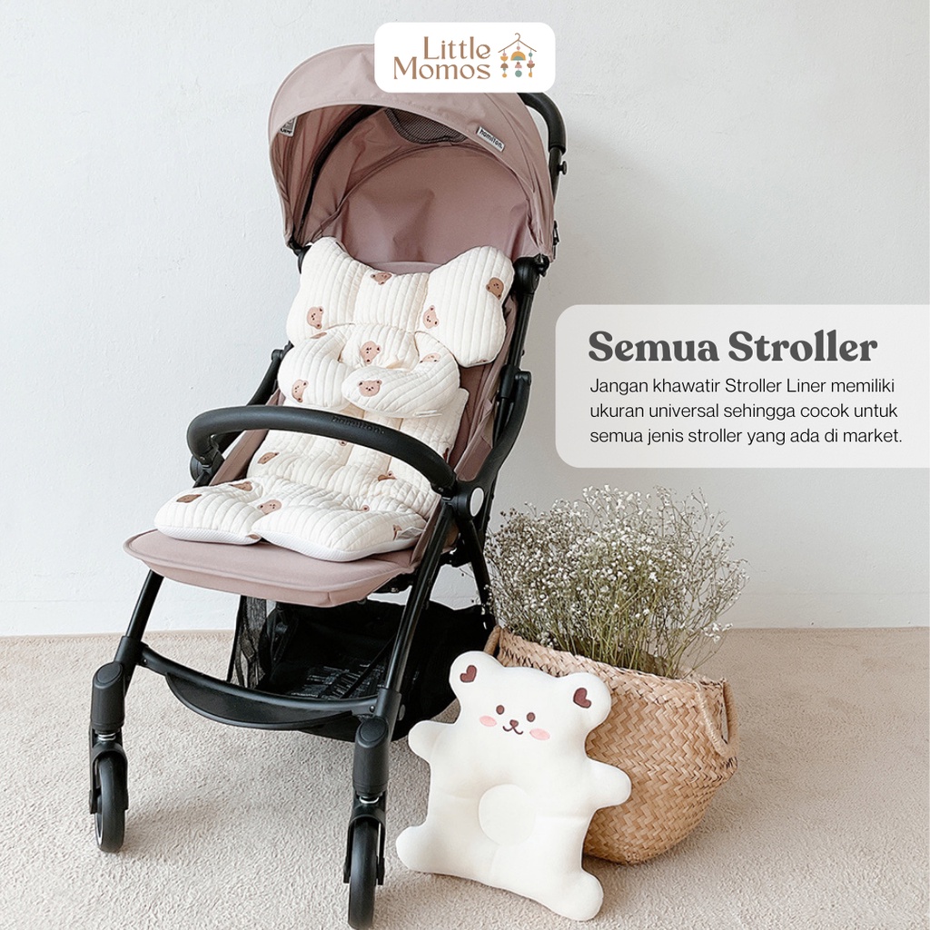 Little Momos Premium Cushion Stroller Liner | Alas Stroler Bayi