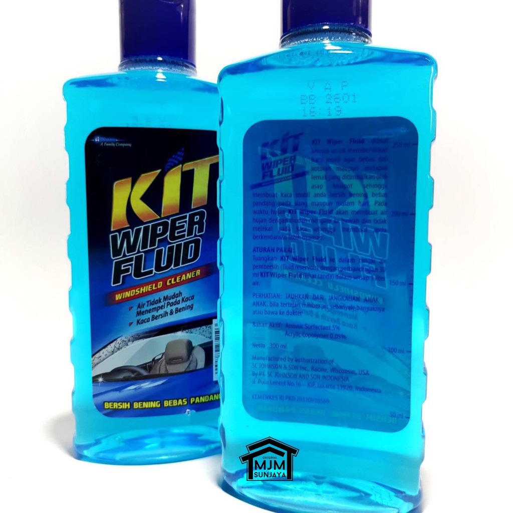 Kit Wiper Fluid 300 mL Cairan Pembersih Pengkilap Kaca Mobil Wiper