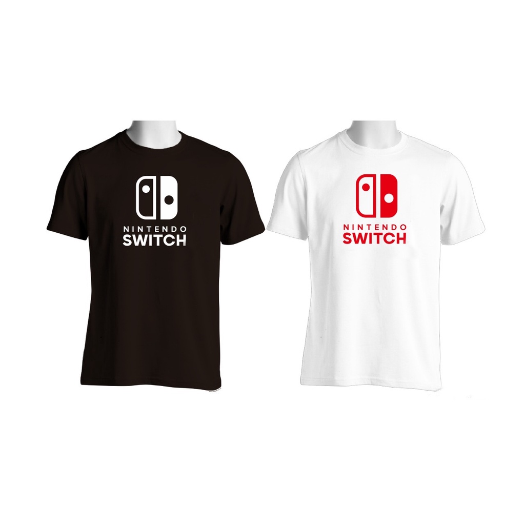 Kaos NINTENDO SWITCH logo katun Combed 30s