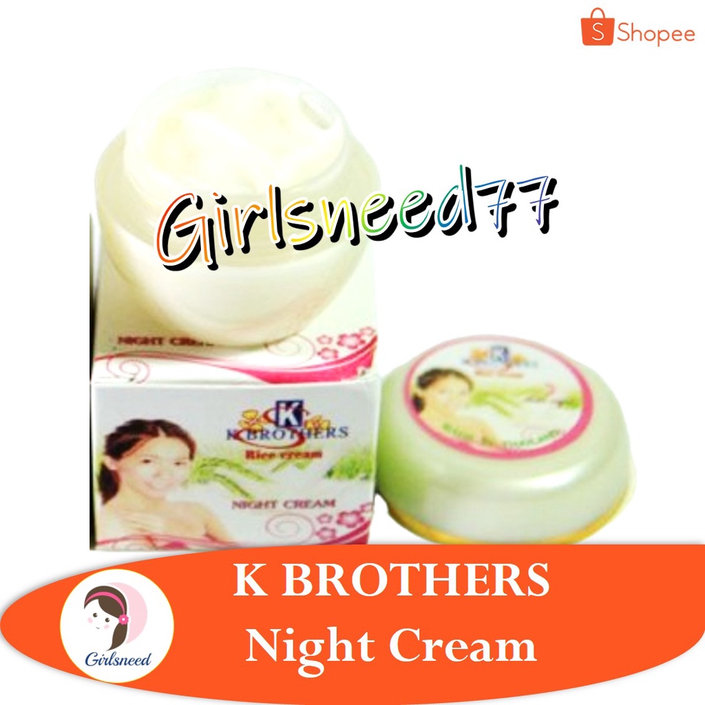 K BROTHERS Night Cream GIRLSNEED77