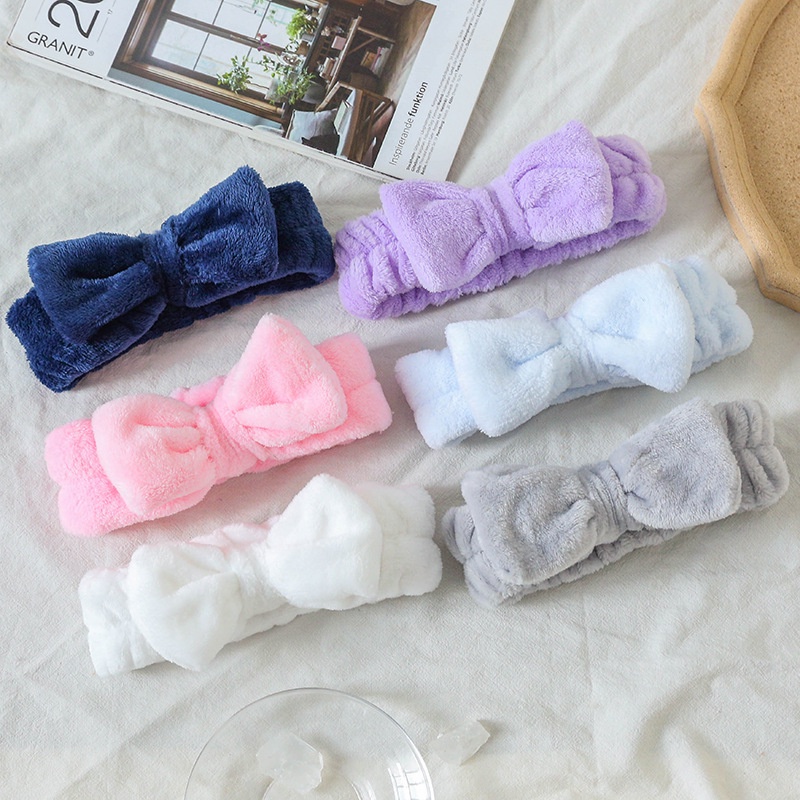 HairBand Bathroom Bandana Pita Kelinci Bandana Mandi Maskeran Import Korea Bando Cuci Muka Bandana Make Up