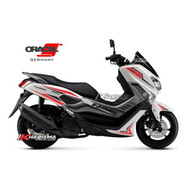 Sticker cutting yamaha nmax lokal 2018 putih