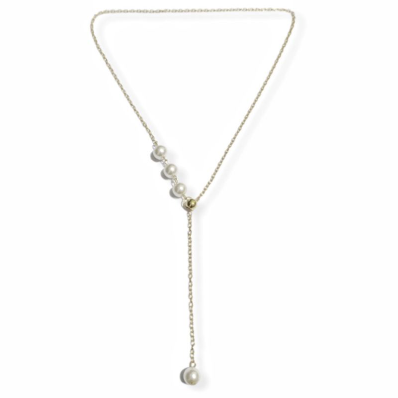 Callista Kalung Mutiara Korea Tarik Ulur Pearl Korean Necklace